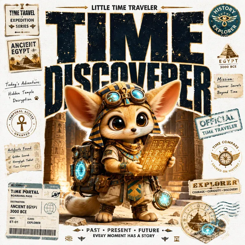 Little Time Traveler Poster Kits
