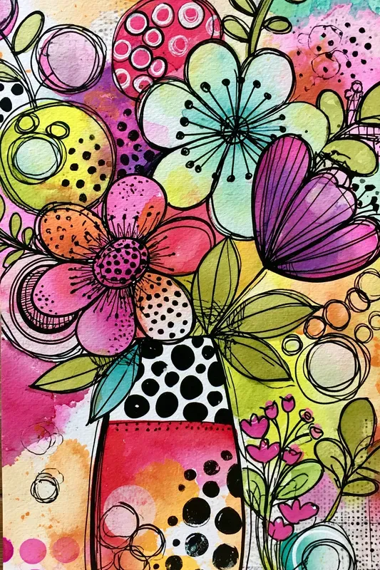 Whimsical Doodles Journal Pages
