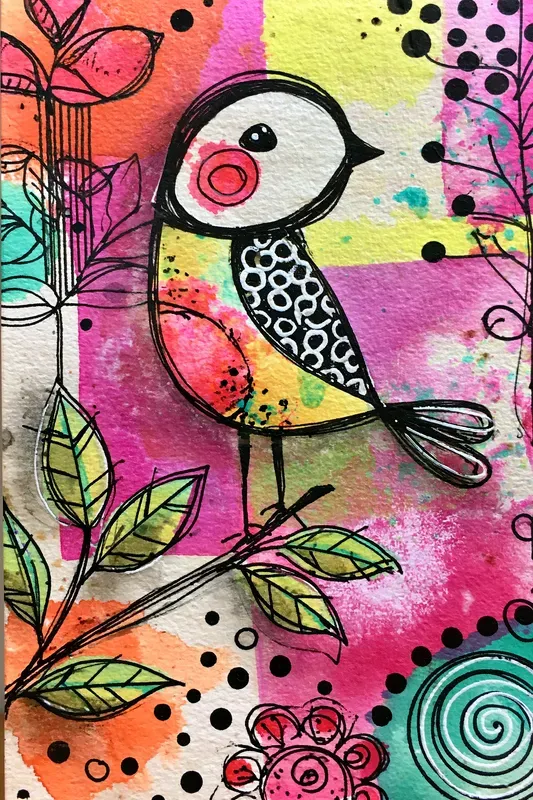 Whimsical Doodles Journal Pages