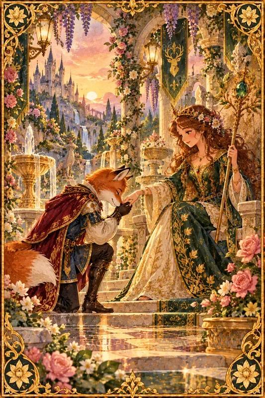 Gilded Kingdom Storybook Scenes