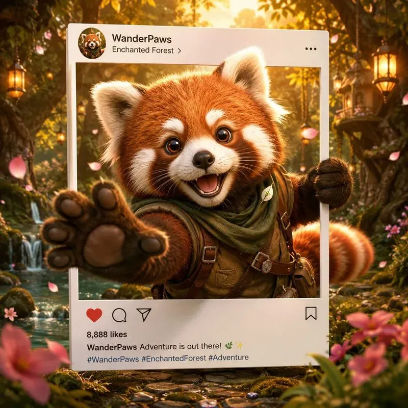 Cute Animal Adventure Frames