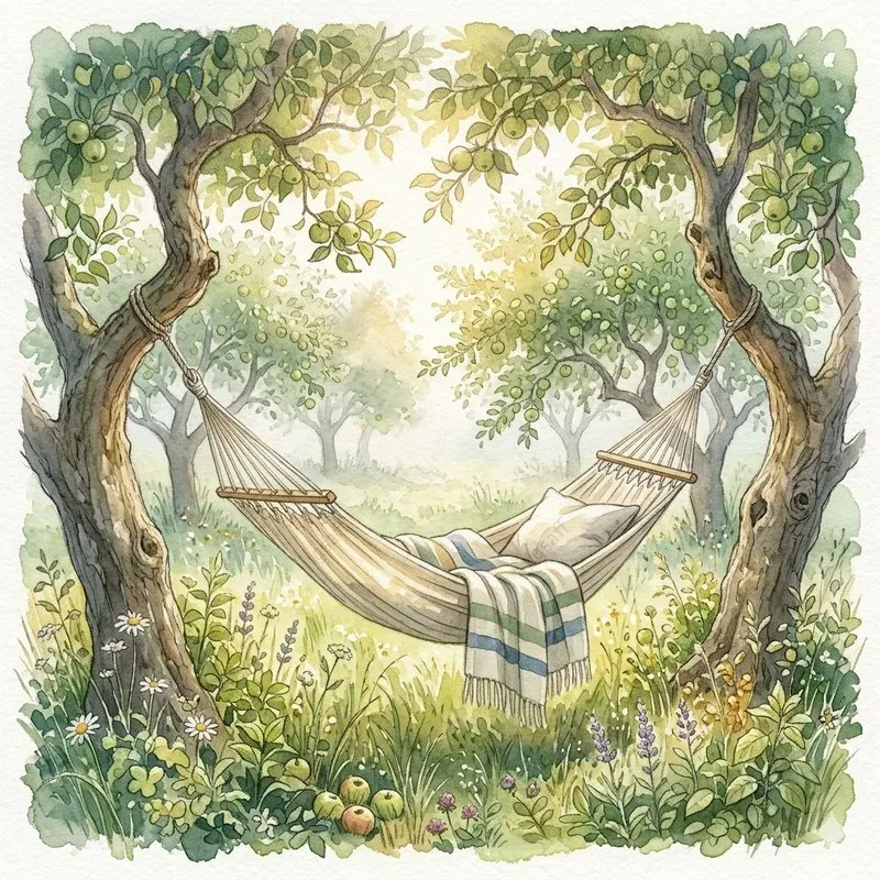 Soft Watercolor Garden Aesthetics