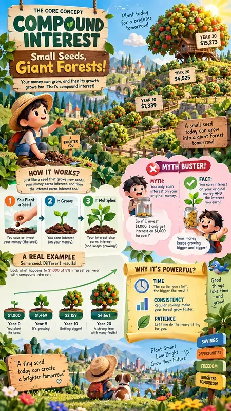 Whimsical Vertical Kids Info Graphics