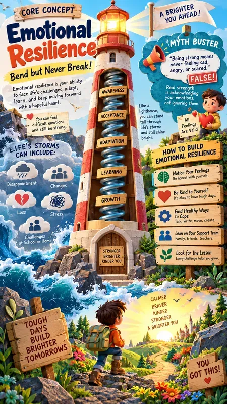 Whimsical Vertical Kids Info Graphics
