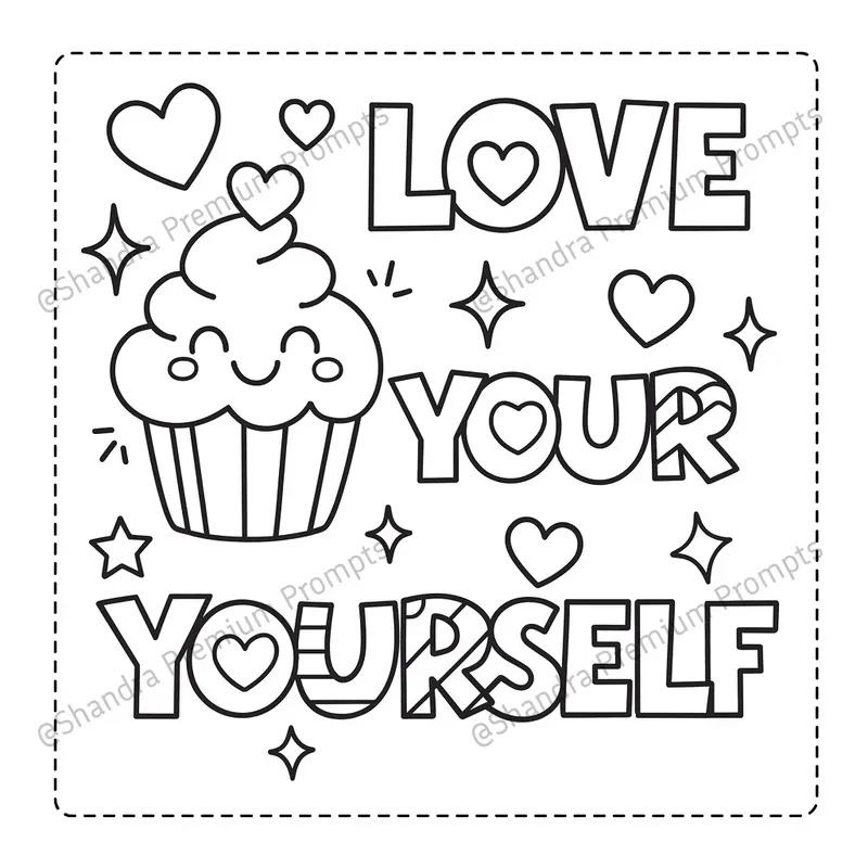Playful Motivational Kids Coloring Pages