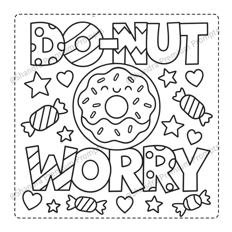 Playful Motivational Kids Coloring Pages