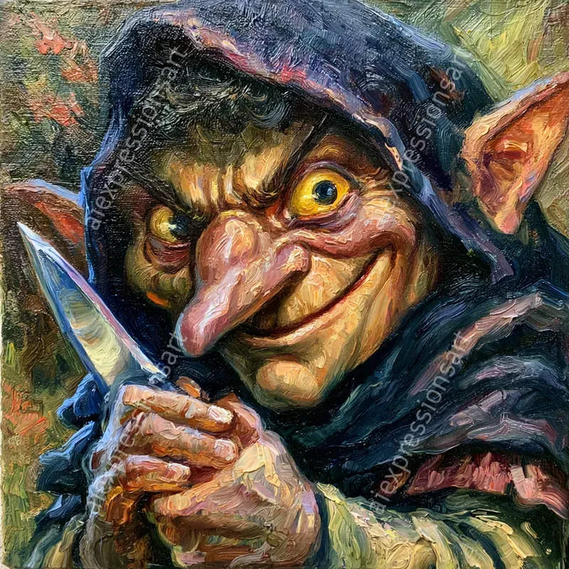 Expressive Fantasy RPG Oil Characters