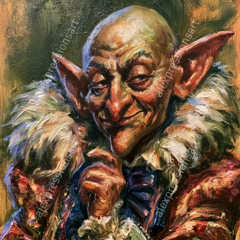 Expressive Fantasy RPG Oil Characters