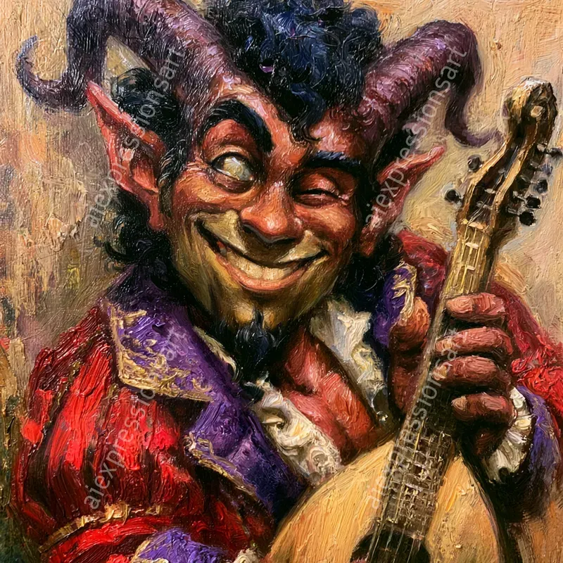 Expressive Fantasy RPG Oil Characters