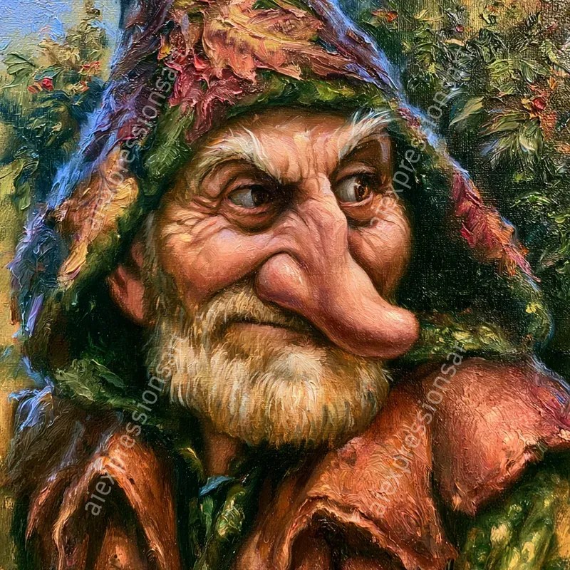 Expressive Fantasy RPG Oil Characters