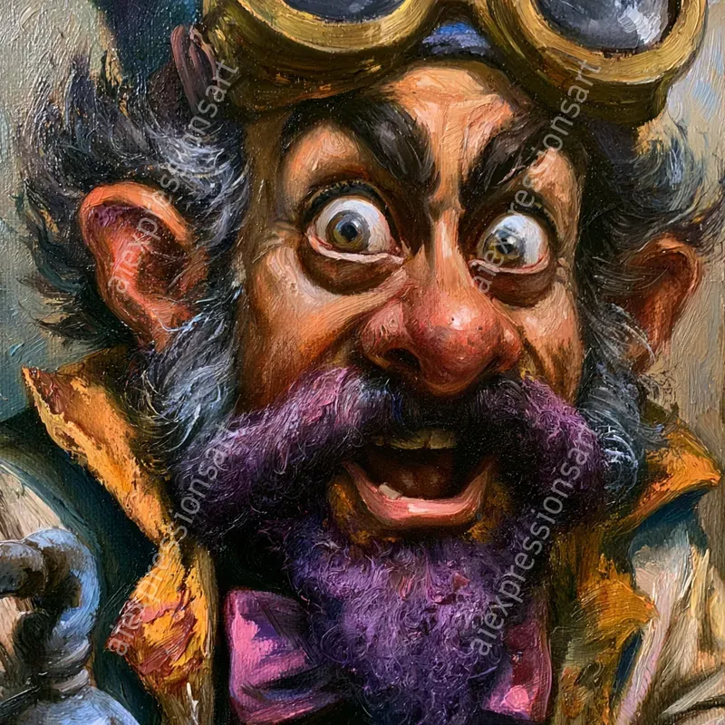 Expressive Fantasy RPG Oil Characters