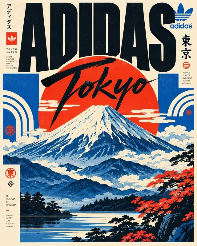 Japanese Retro Brand Posters