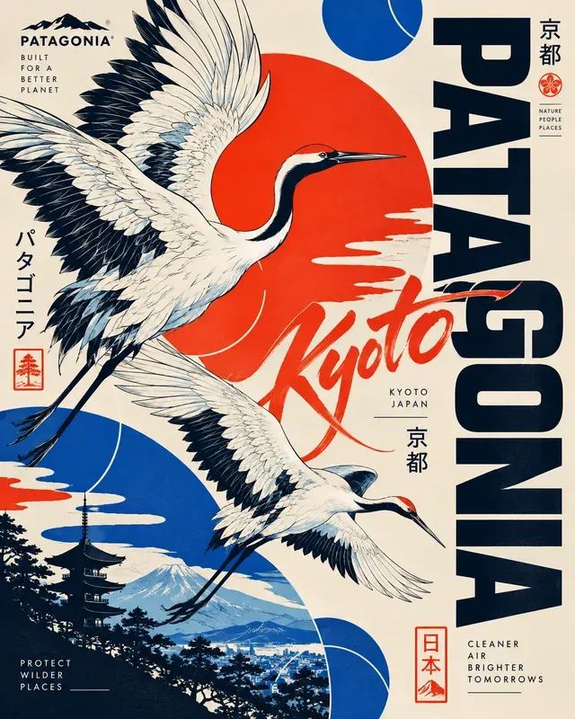 Japanese Retro Brand Posters