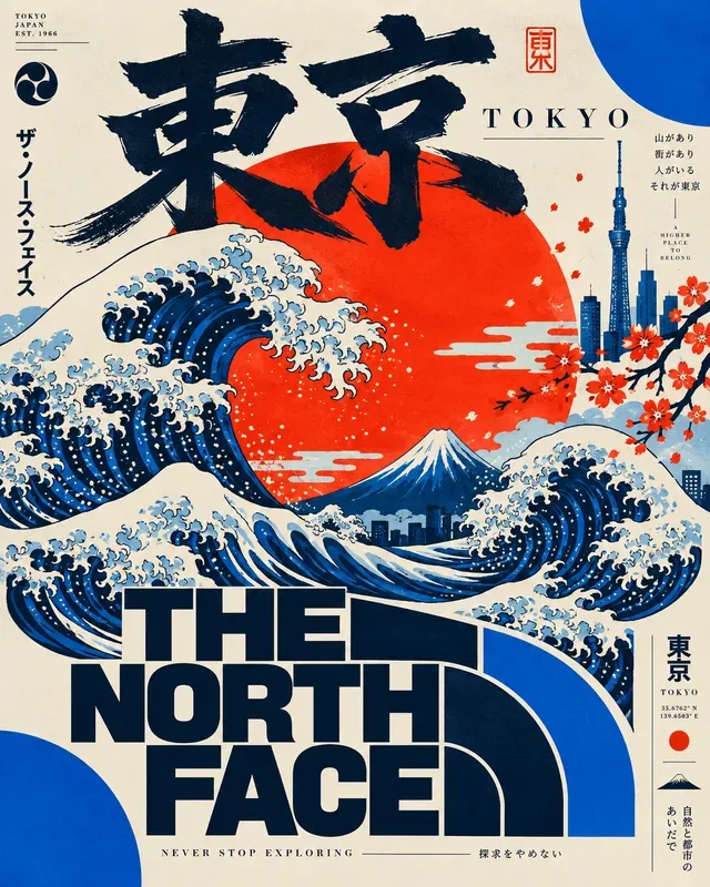 Japanese Retro Brand Posters
