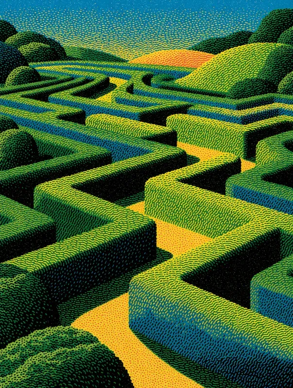 Retro Risograph Surreal Art
