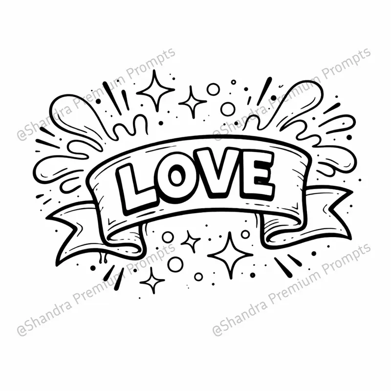 Graffiti Valentines Day Coloring Books