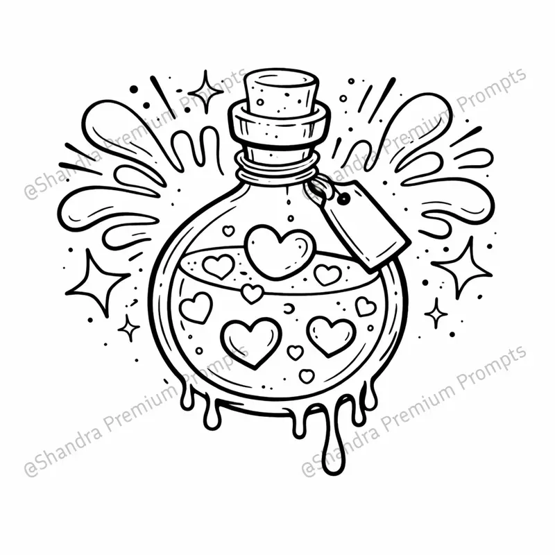 Graffiti Valentines Day Coloring Books