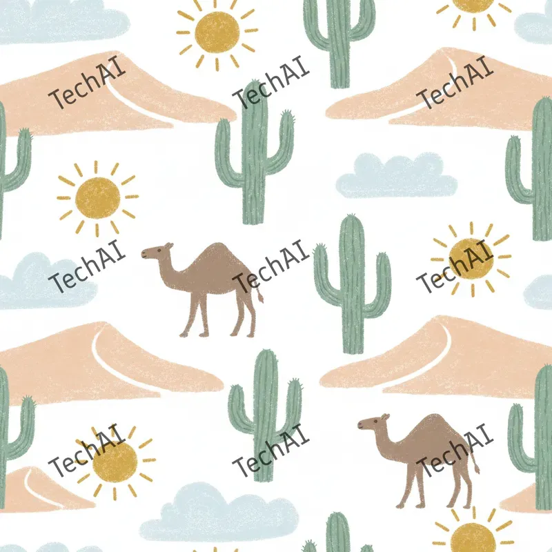 Pastel Naive Chalk Patterns