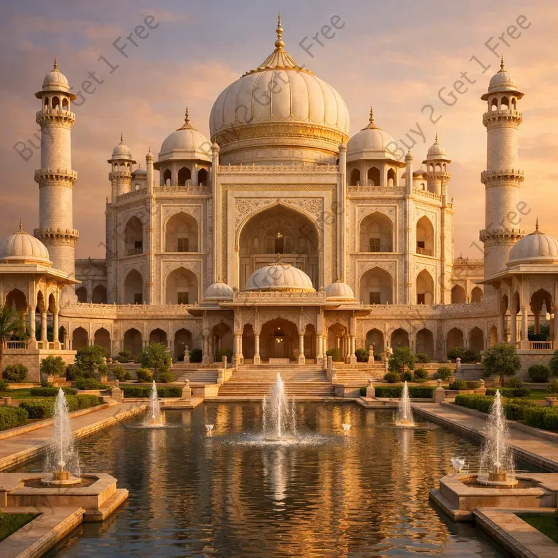 Luxury Palace Architecture 3D Models