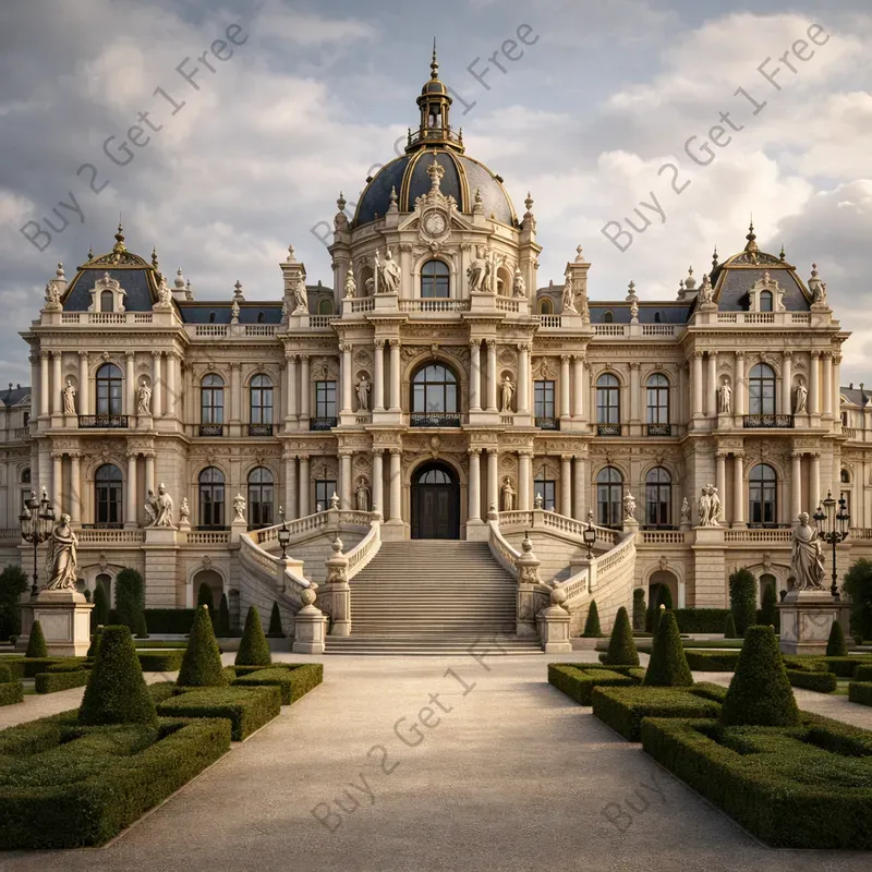 Luxury Palace Architecture 3D Models