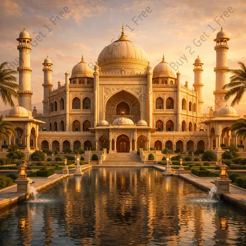 Luxury Palace Architecture 3D Models