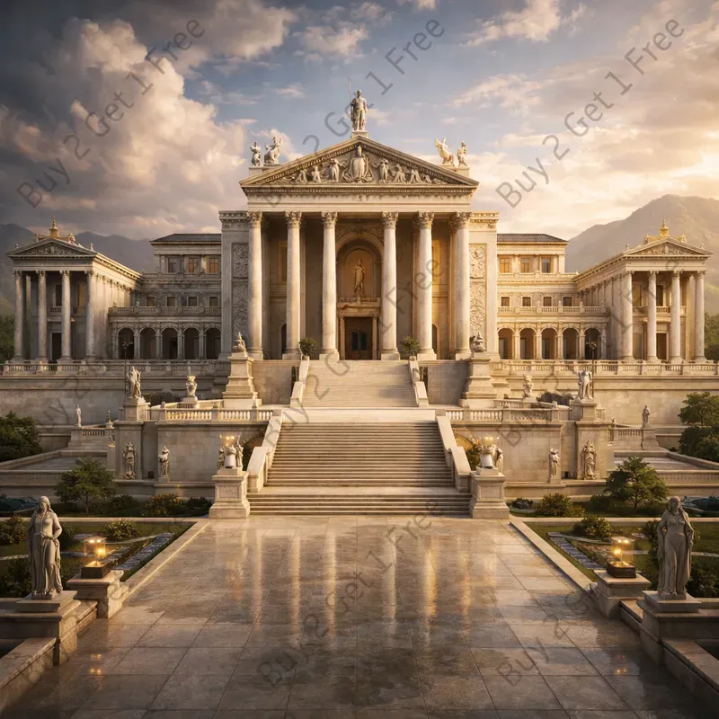Luxury Palace Architecture 3D Models