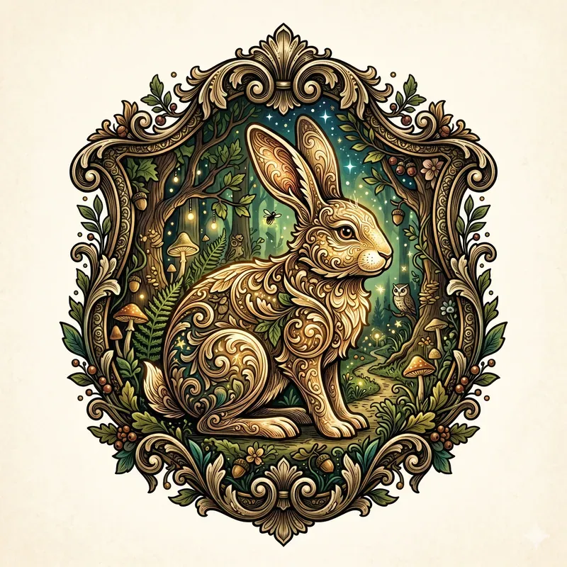 Fantasy Forest Creature Emblems