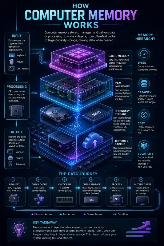 3D Computer Systems Infographics