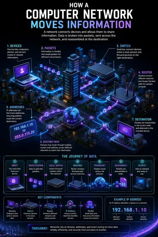 3D Computer Systems Infographics