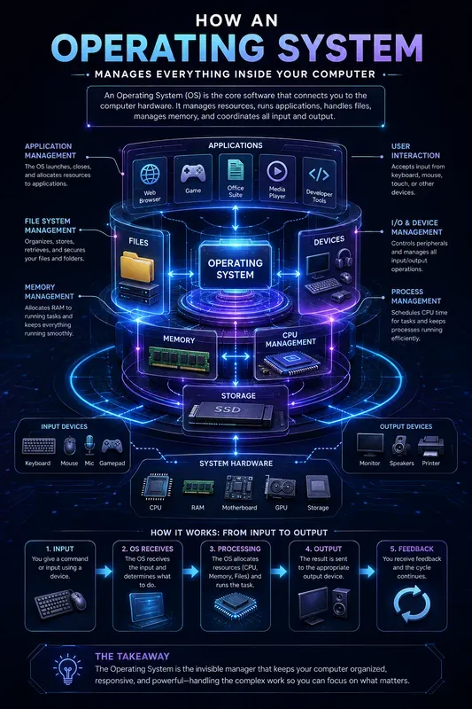 3D Computer Systems Infographics