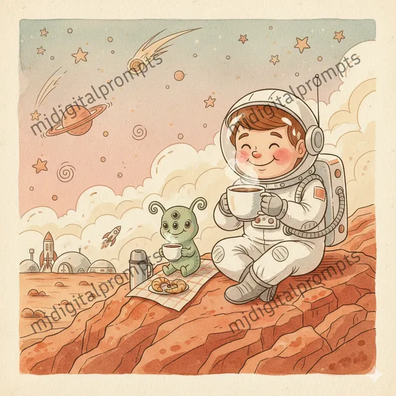 Whimsical Cozy Storybook Illustrations