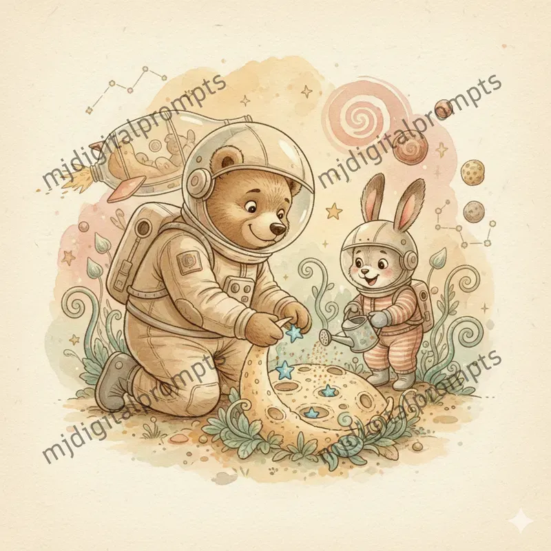 Whimsical Cozy Storybook Illustrations