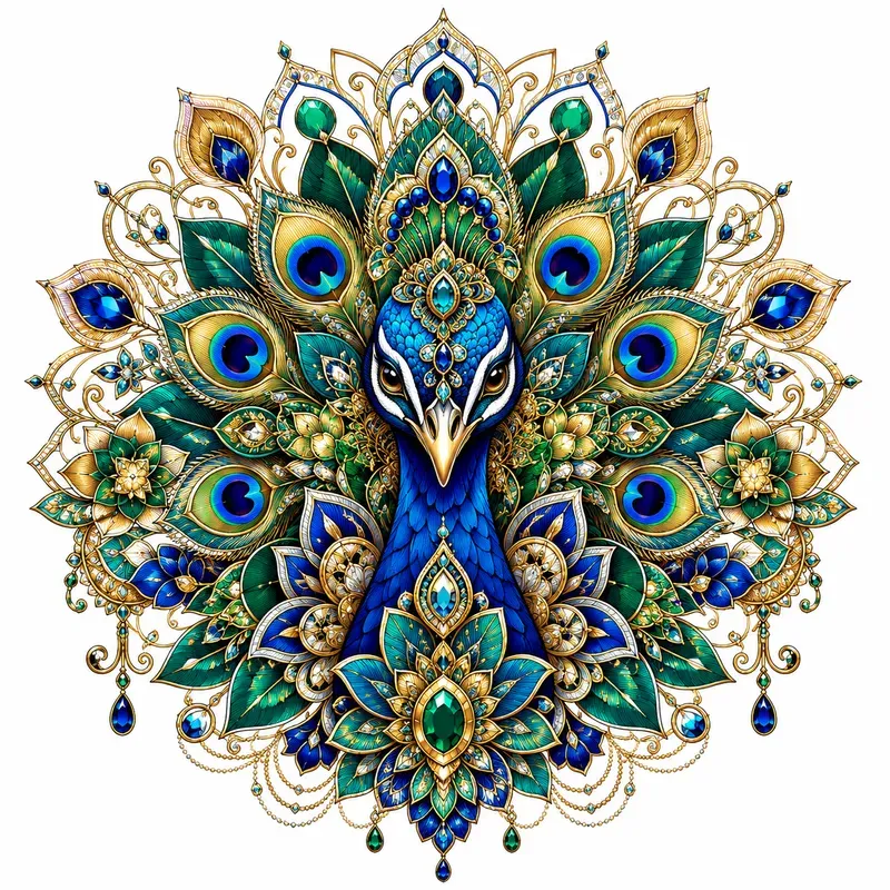 Mystical Mandala Animal Portraits