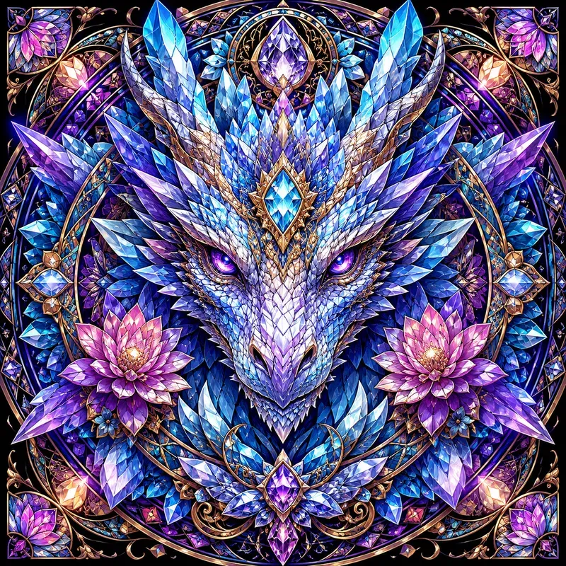 Mystical Mandala Animal Portraits