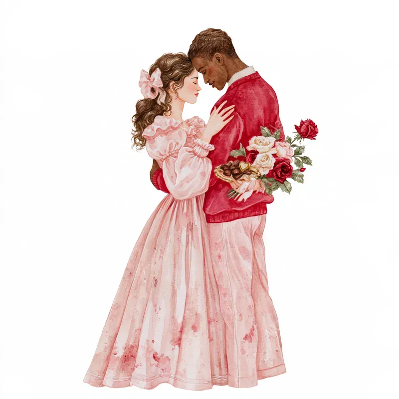 Romantic Watercolor Cliparts