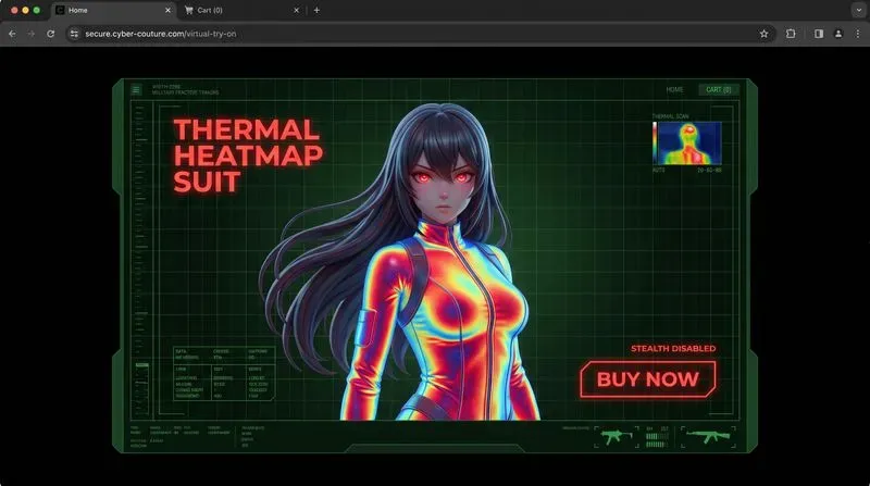 Avantgarde Digital Fashion UIs