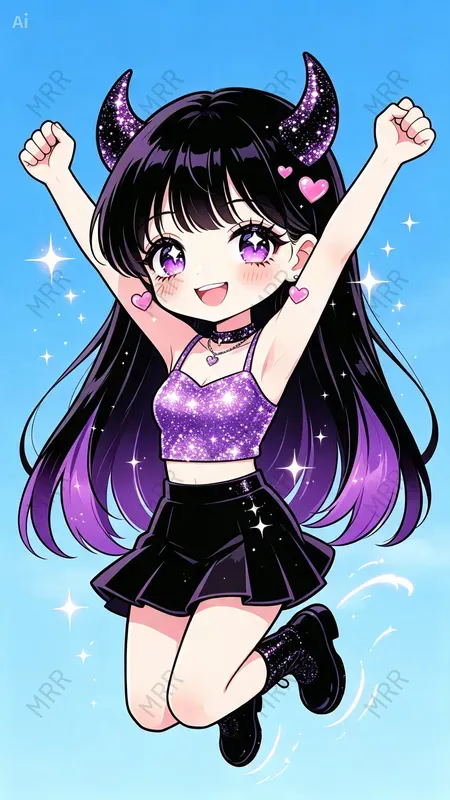 Kawaii Cartoon Girls