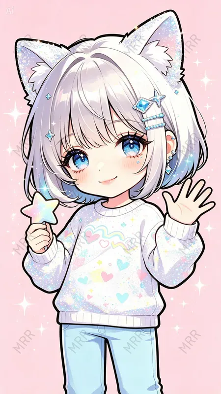 Kawaii Cartoon Girls