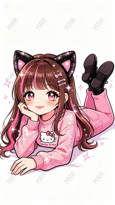Kawaii Cartoon Girls