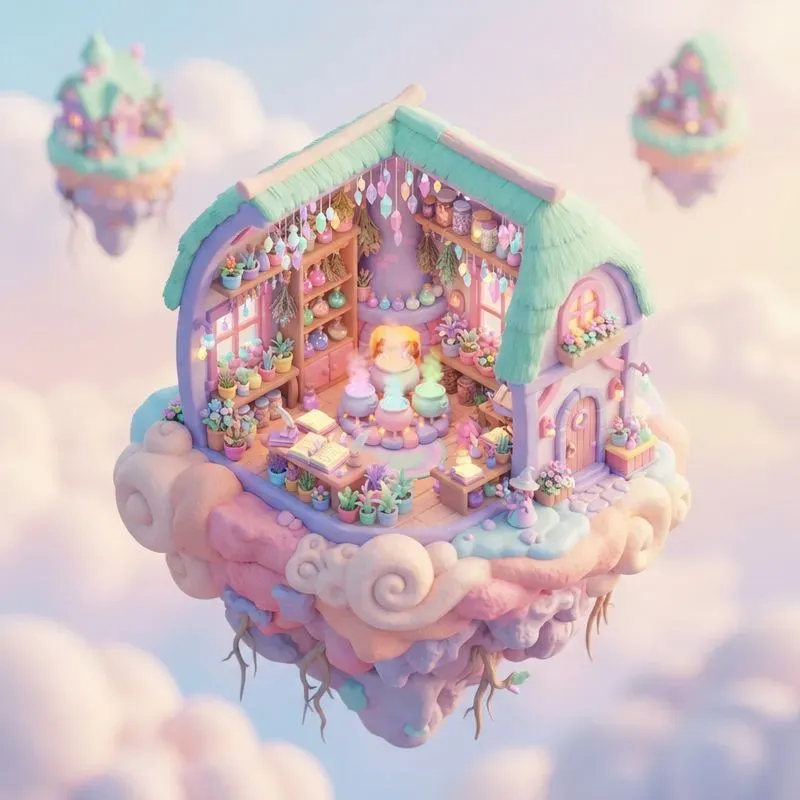 Isometric 3D Micro World Generator