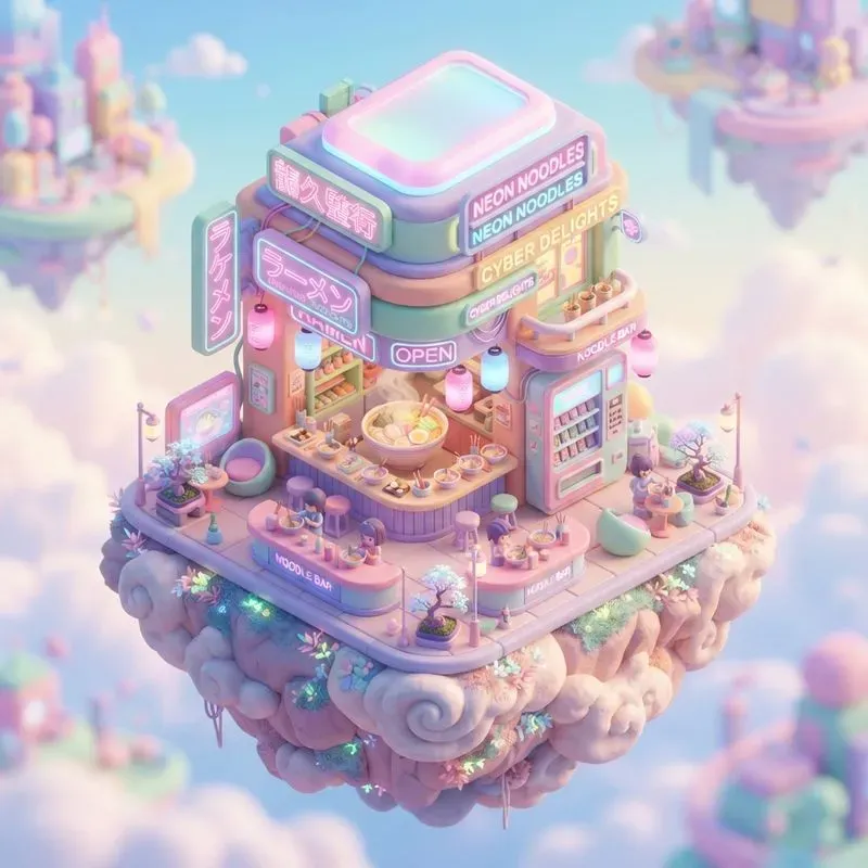 Isometric 3D Micro World Generator