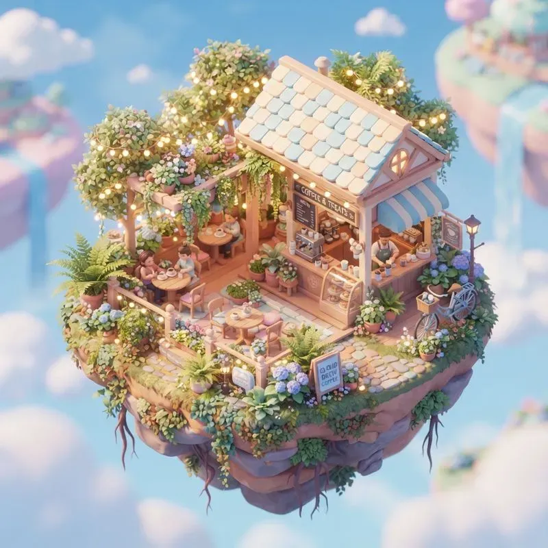 Isometric 3D Micro World Generator