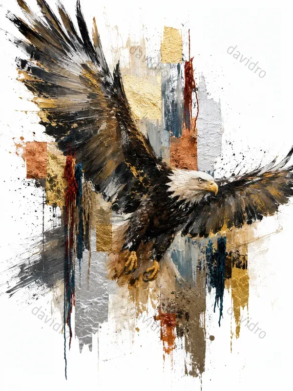 Abstract Mixedmedia Art