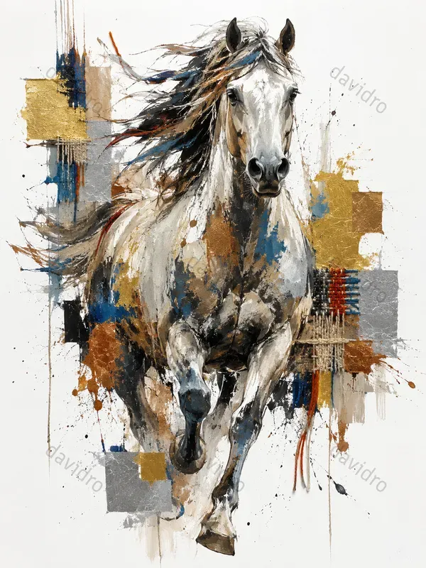 Abstract Mixedmedia Art