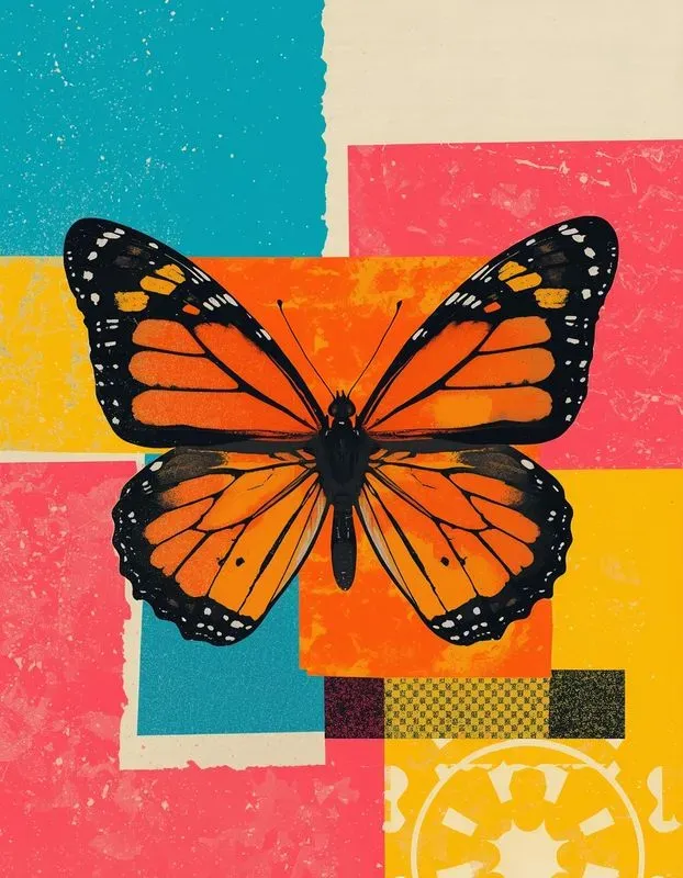 Bold Pop Art Collage Style