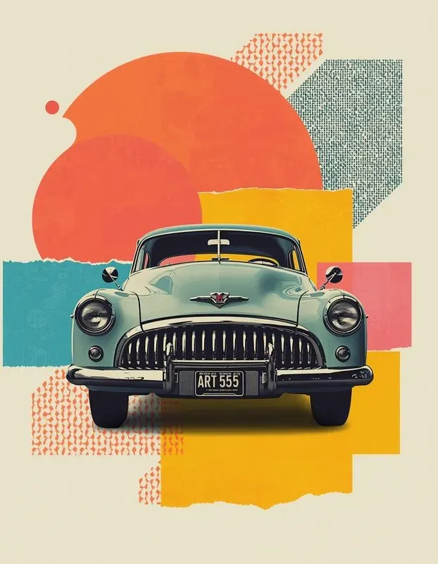 Bold Pop Art Collage Style