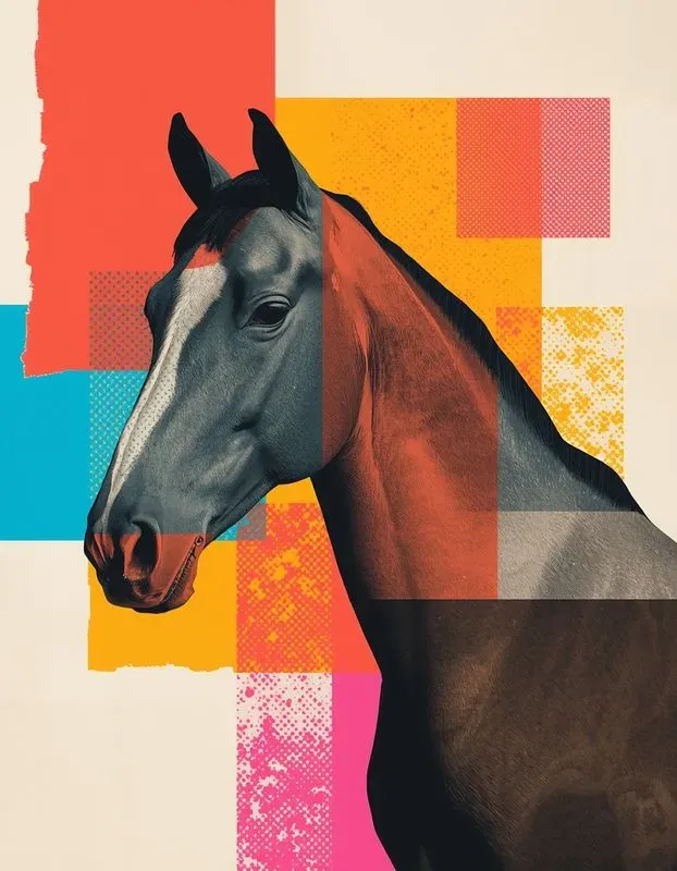 Bold Pop Art Collage Style