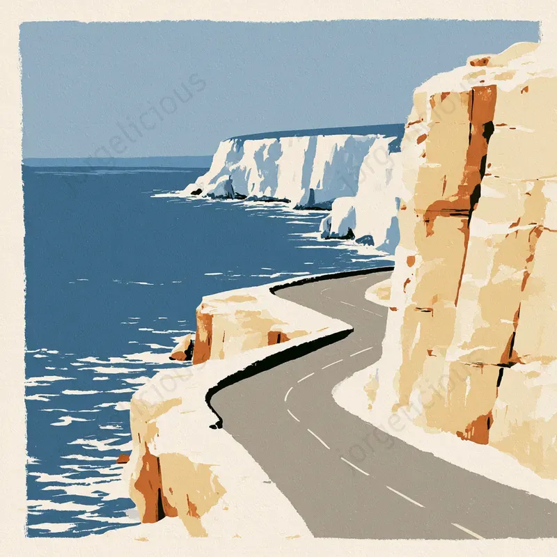 Minimal Scenic Poster Art