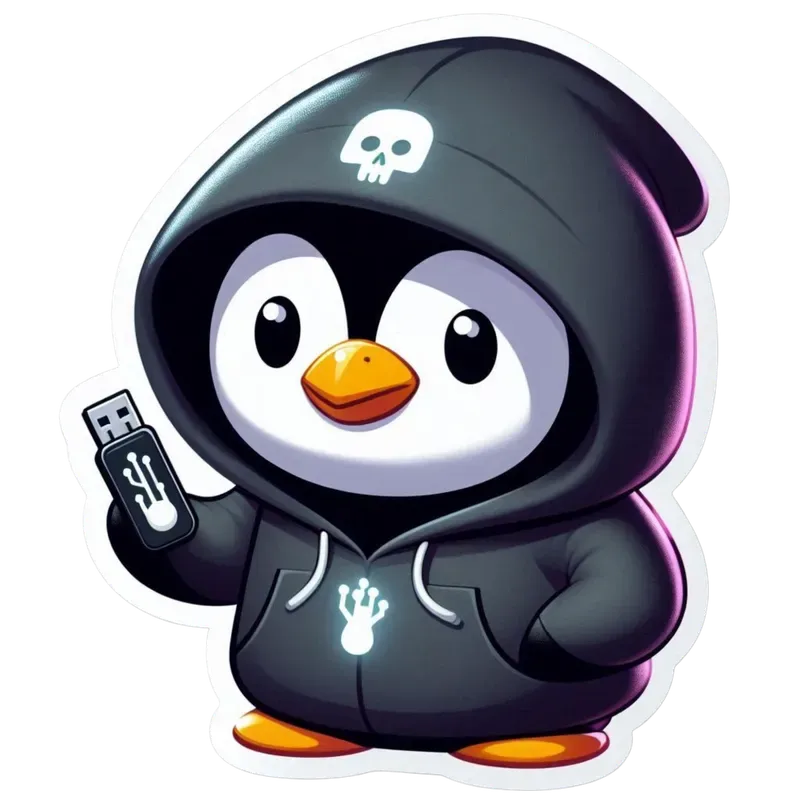 Tux Linux Penguin Minimalist Developers