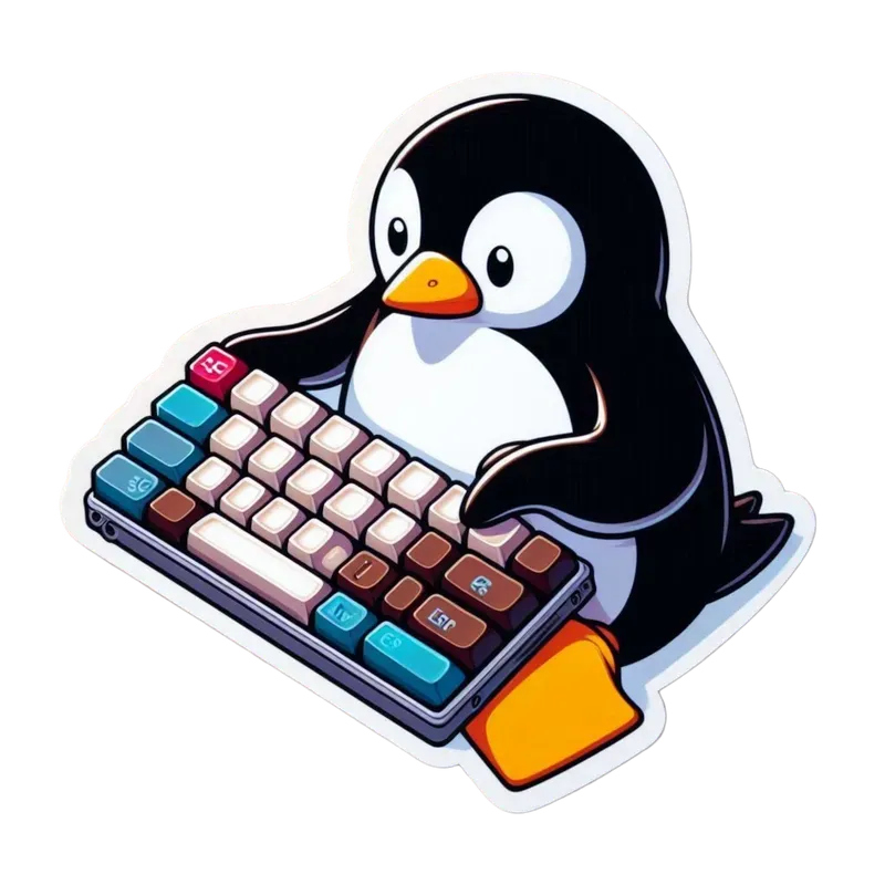 Tux Linux Penguin Minimalist Developers